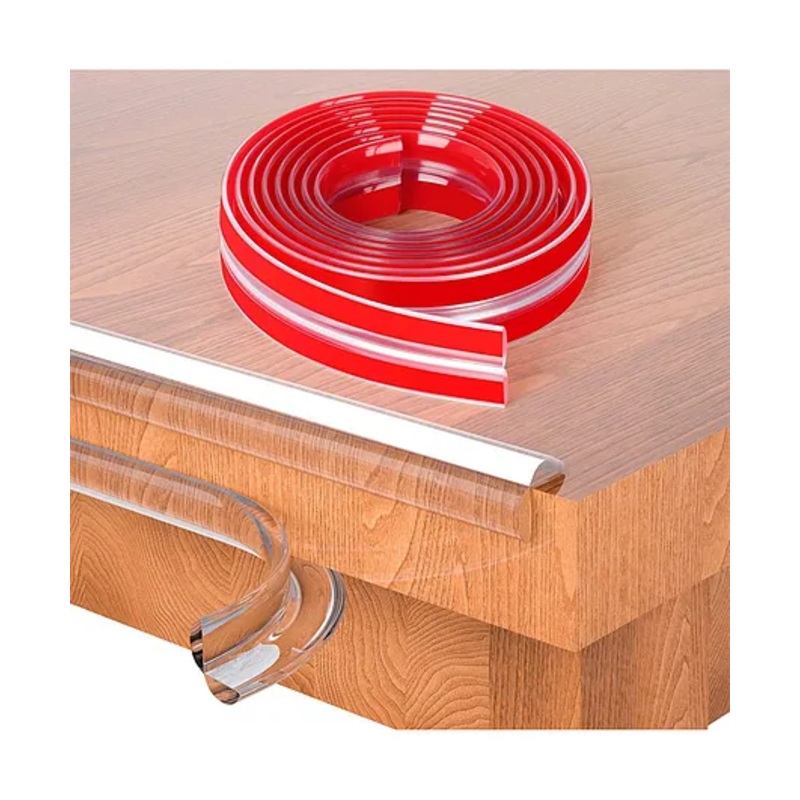 BabyGo 1 PCS Baby Edge Protector Strip Childproof Guards, Safety Bumper for Furniture, Desk, Crib, Gate, Bed, Wall – Soft Silicone Babyproofing Cover (1 Meter)