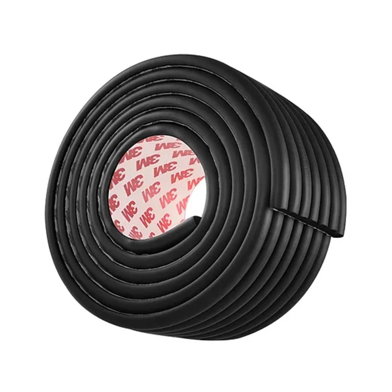 KidDough Baby Proofing Flat Edge Protector – Black