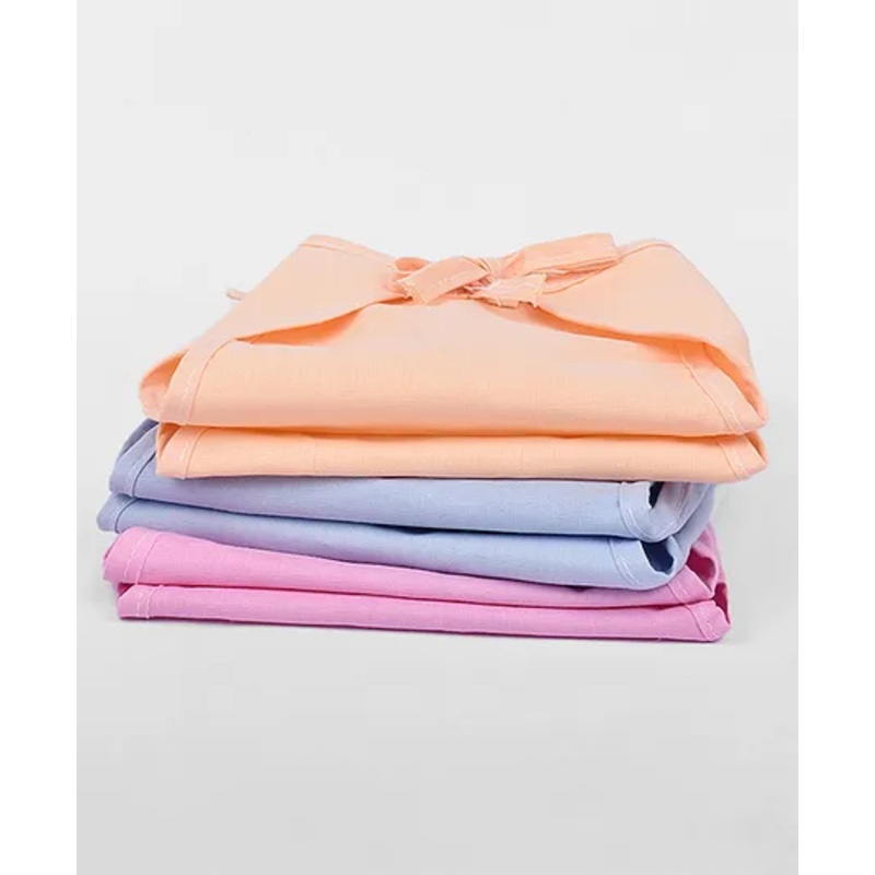 Moms Home Cotton Double Layered Cloth Langot Pack of 6 – Multicolour