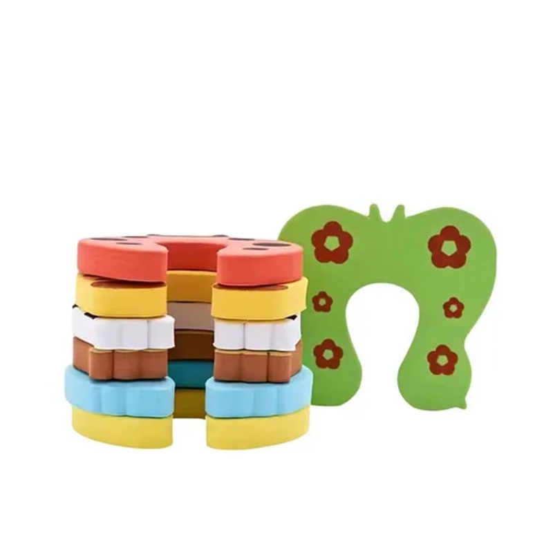Nexbie Animal Shaped Foam Door Stopper Multicolor – Pack of 6