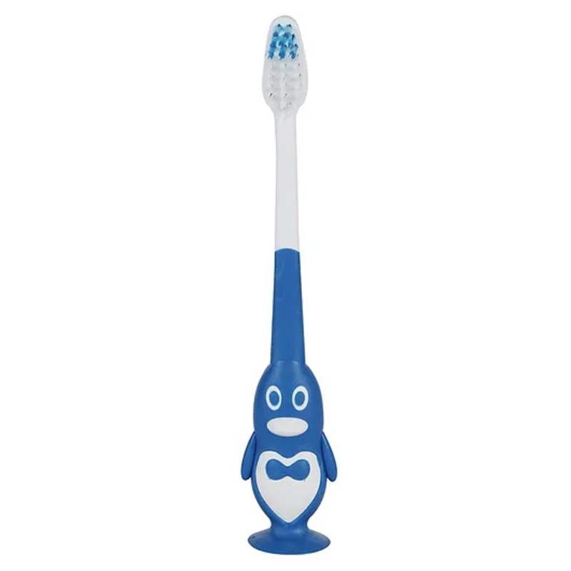 PASSION PETALS Penguin Shape Toothbrush – Blue