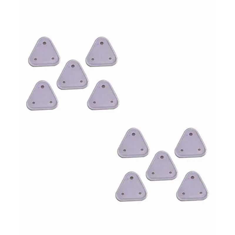Safe-O-kid  Power Plug Anti Shock Electric Socket Guards White – Pack of 10