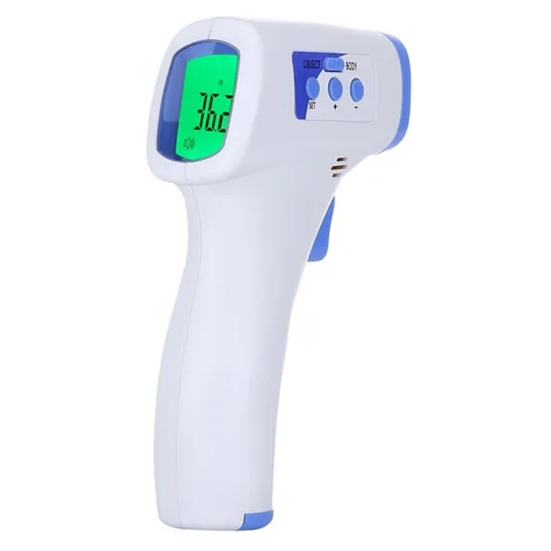 Sahyog Wellness Multi Function Non-Contact Body & Object Infrared Thermometer – White & Blue