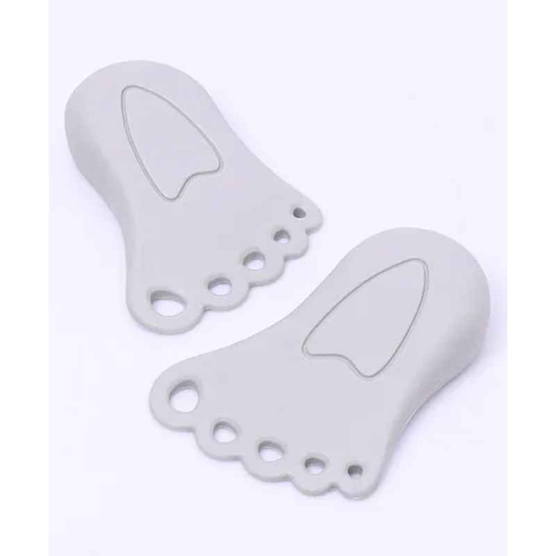 Zoe Foot Shaped Door Stopper Pack of 2 – Grey