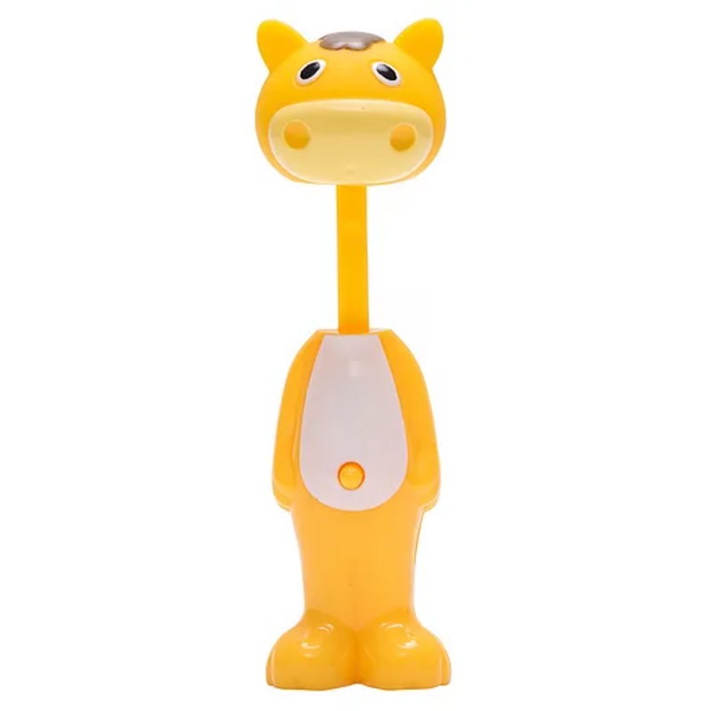 Adore Kids Pop Up Toothbrush with Safety Head Attractive Character – Yellow