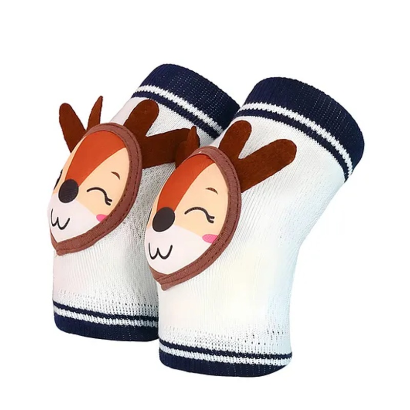 Bembika Baby Kneepad for Crawling – Deer Blue