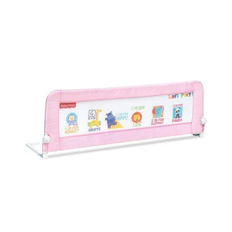 Fisher Price by Tiffany Playtime Bed Rail Guard 1.5m – Pink