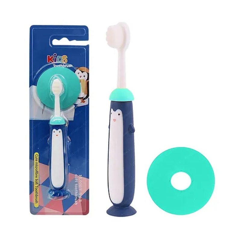 FunBlast Cute Microfiber Soft Bristles Toothbrush for Kids  1 Pc Blue