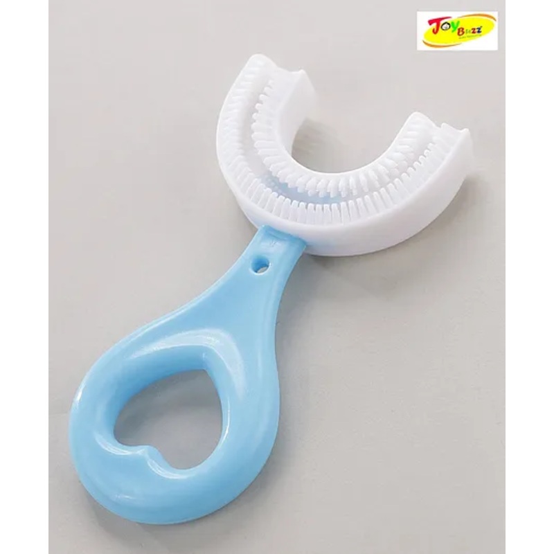 Joy Buzz U Shaped Silicone Toothbrush Head 360 – Blue