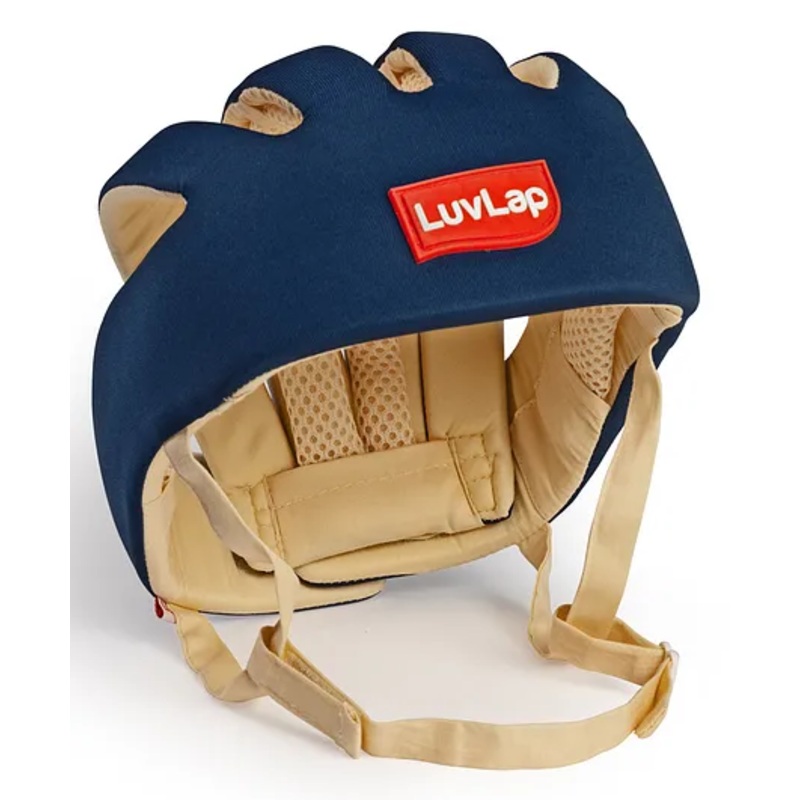 LuvLap Baby Safety Helmet, Toddler Head Protector for 6+ Months, Lightweight, Secure Fit, Air Ventilation, Navy Blue, 6 Months to 3 Years