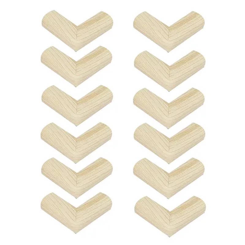 Safe-O-Kid High Density L-Shaped Small Corner Guards White – Pack of 12
