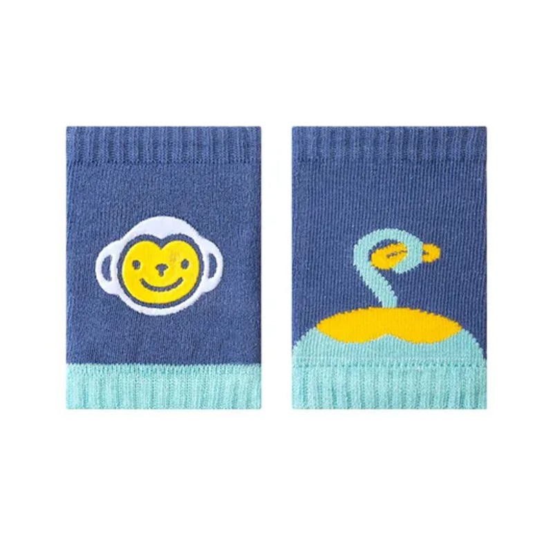 SYGA Cartoon Cotton 1 Pair Knee Pad – Blue