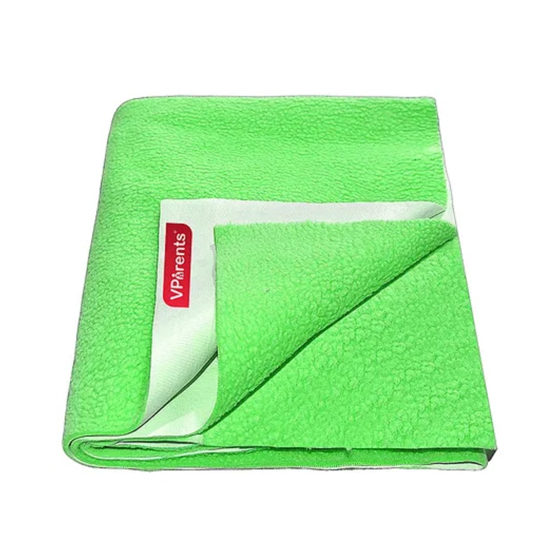 VParents  Water Proof Baby Bed Protector Reusable Dry Sheet  – Green