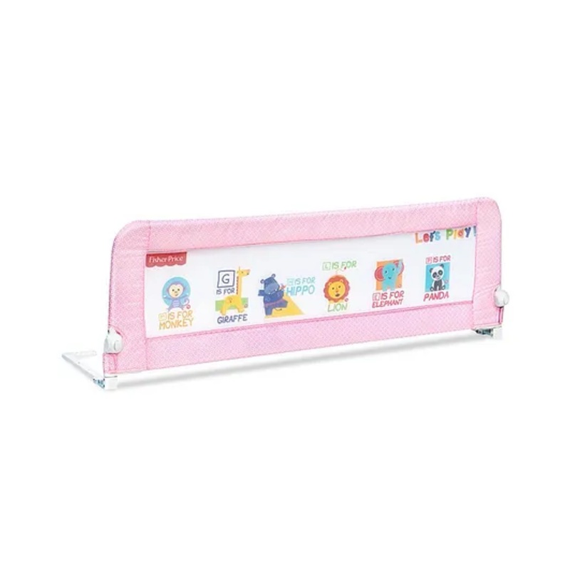 Fisher Price by Tiffany Playtime Bed Rail Guard 1.8m – Pink