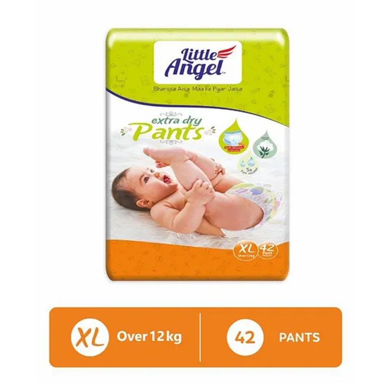 Little Angel Pant Style Extra Dry Extra Large Diapers – 42 Pieces
