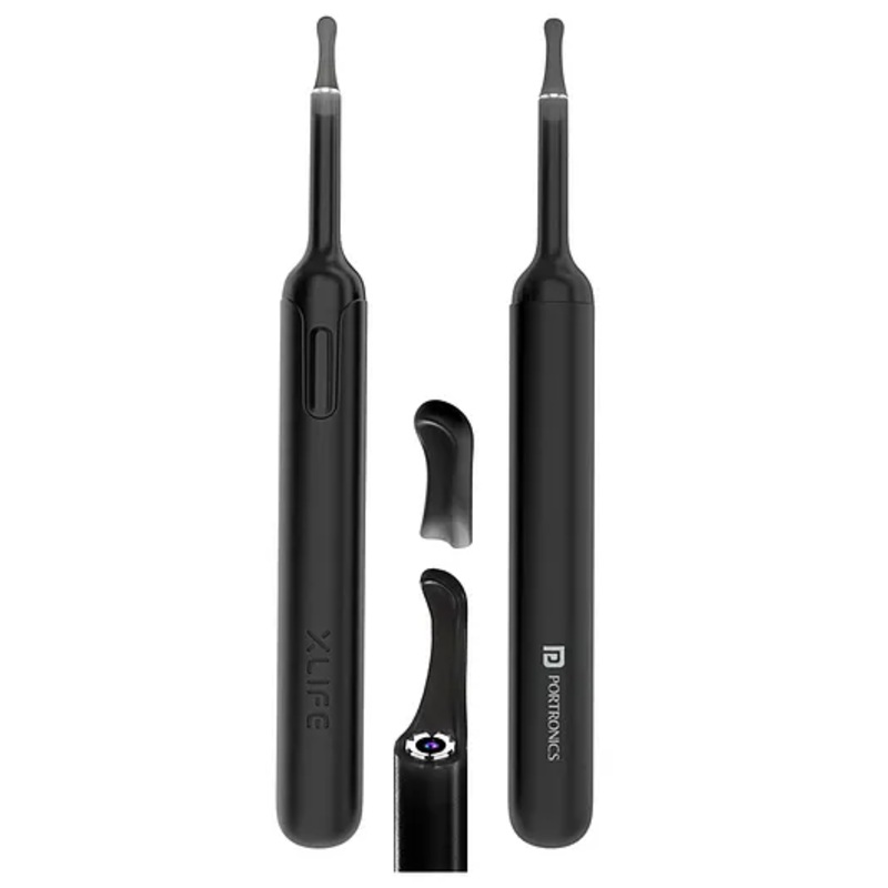 Portronics POR 1760 Xlife Smart Wireless Ear Cleaning Otoscope Black