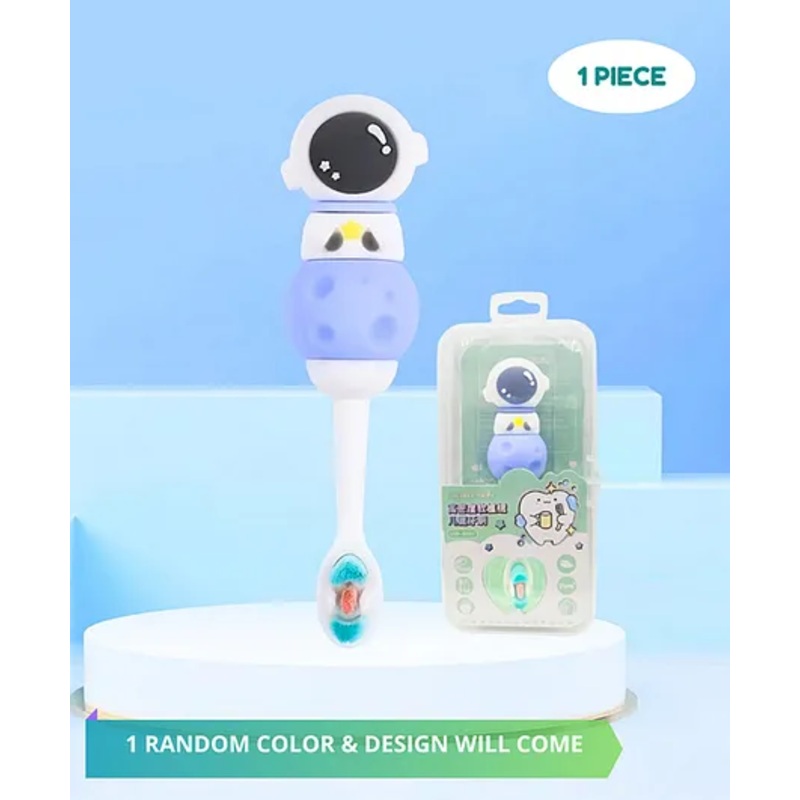 Puchku Soft Bristles Space Small Toothbrush For kids ( Pack of 1, Multicolor)