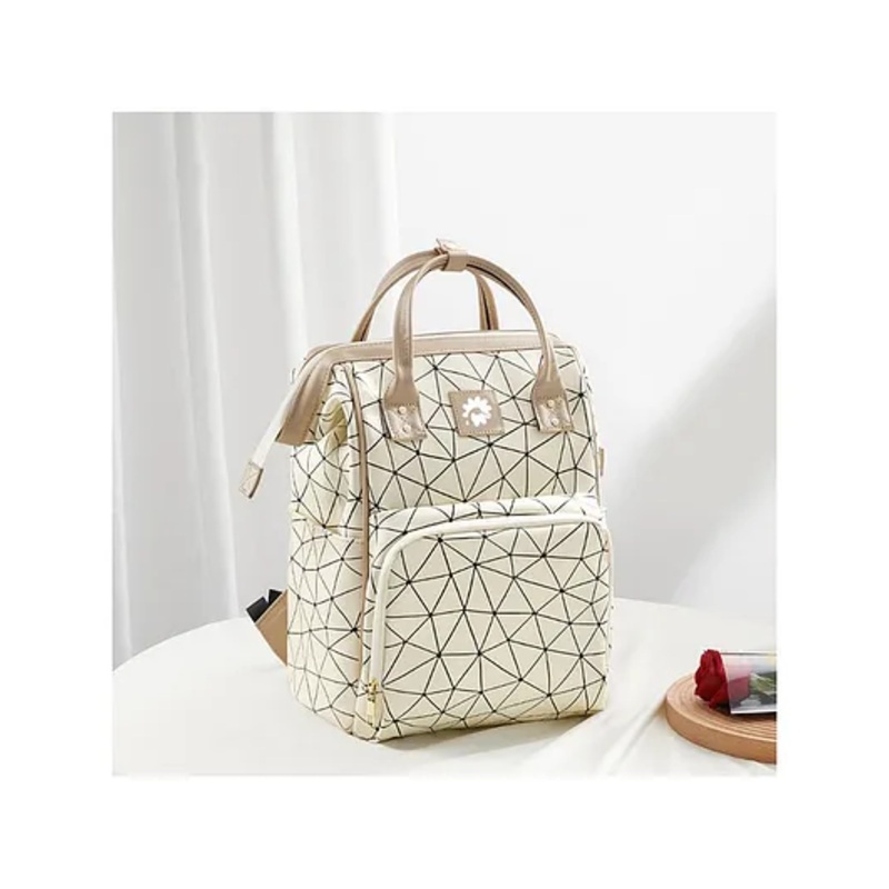 StarAndDaisy Maternity Bag Multi Utility Diaper Bag – Cream