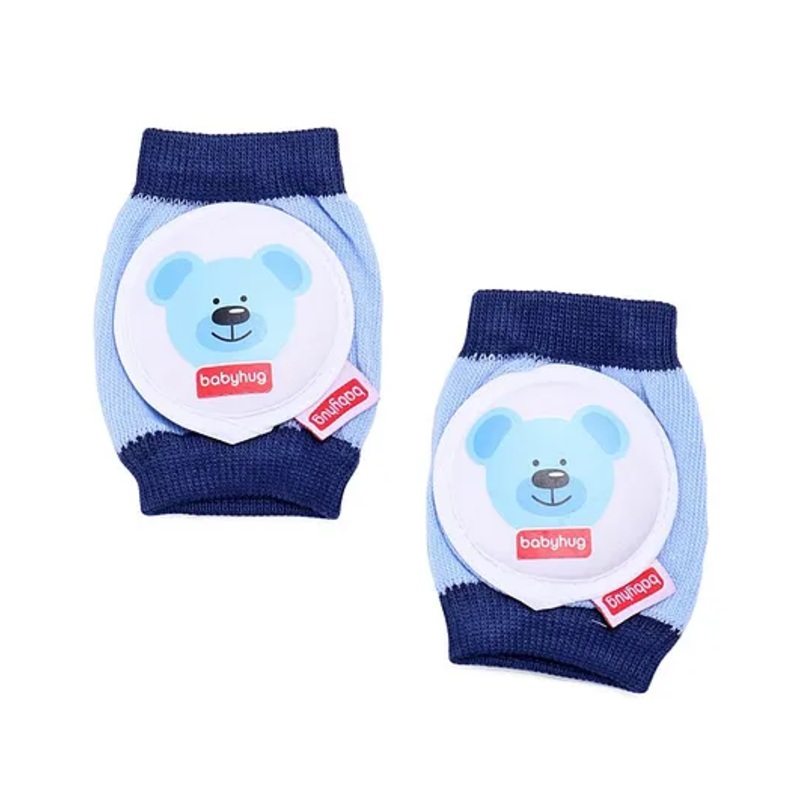 Babyhug Baby Knee & Elbow Pads Blue (Design May Vary)