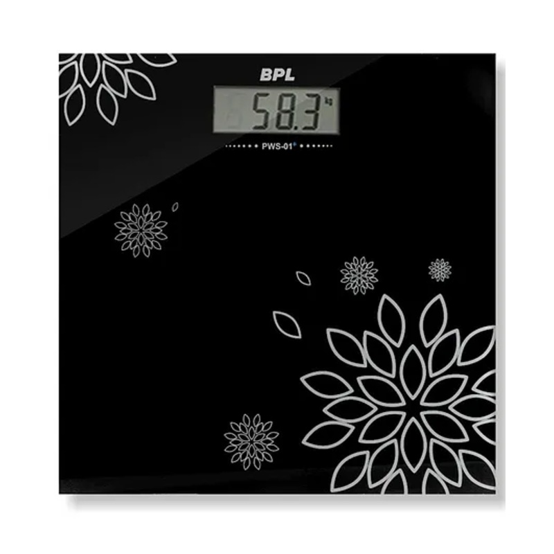 BPL Medical Technologies PWS-01+ Personal Weighing Scale (Black)