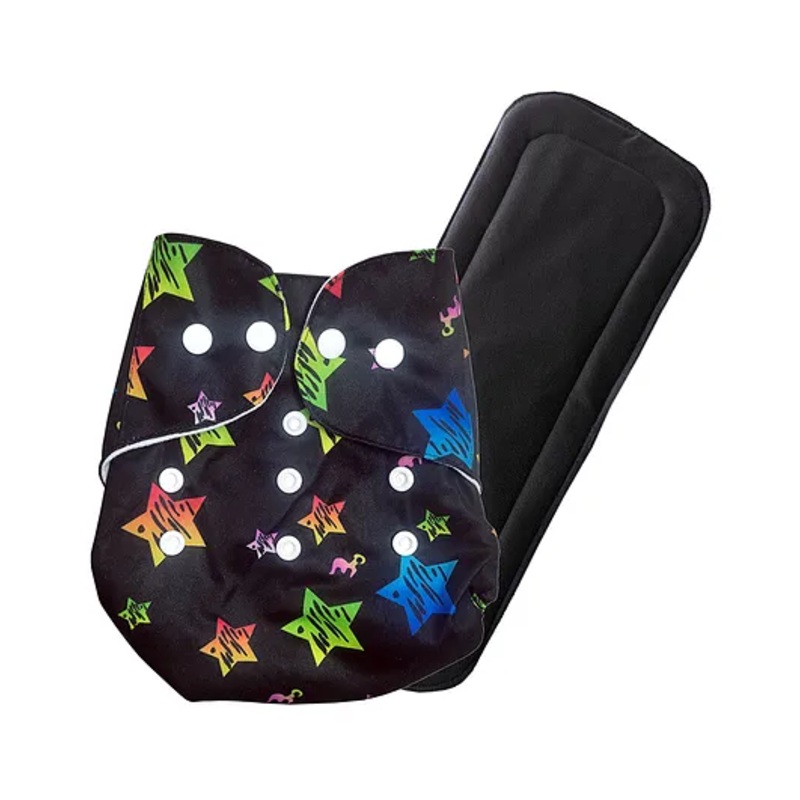 Domenico Washable Baby Diaper Premium Cloth Diaper Reusable Adjustable Size Waterproof Pocket Cloth Diaper Nappies