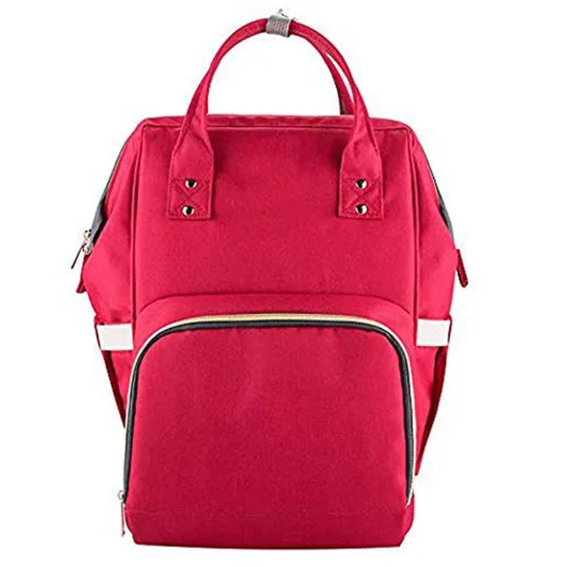 House of Quirk Diaper Bag Maternity Backpack –  Red