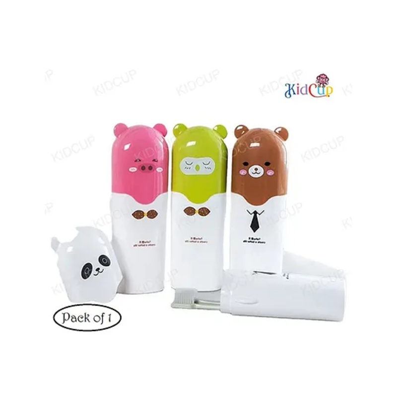 Kidcup Toothbrush Case Pack of 1 (Colour & Print May Vary)