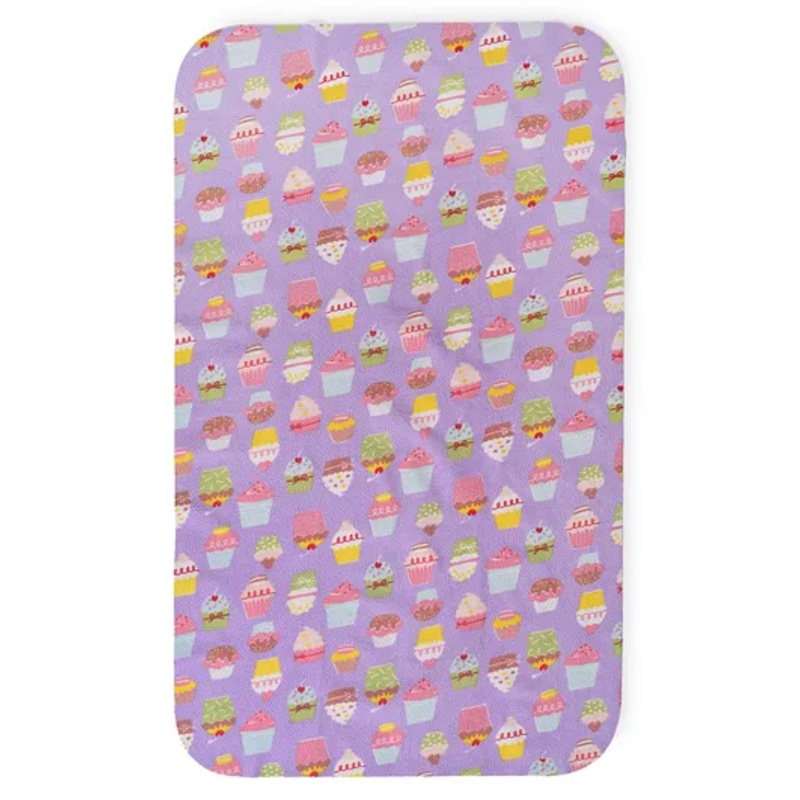 Mi Arcus Printed Water-Resistant Mattress Protector with TPU Lamination, 0-24 Months, Pink, 100×60 cm.