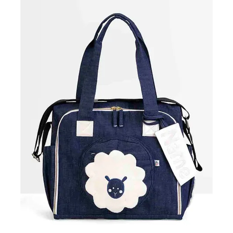 Mi Dulce An’ya Organic Sheep diaper bag-navy