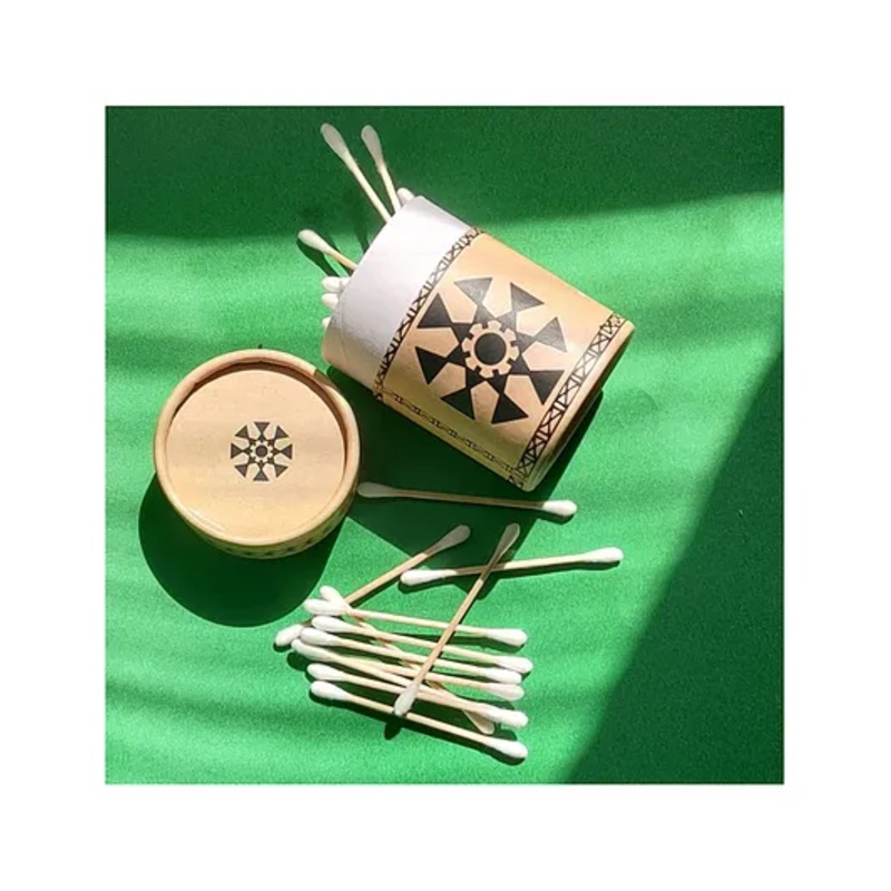 On Earth Pack of 1 Bamboo Cotton Ear Swabs – 80 buds