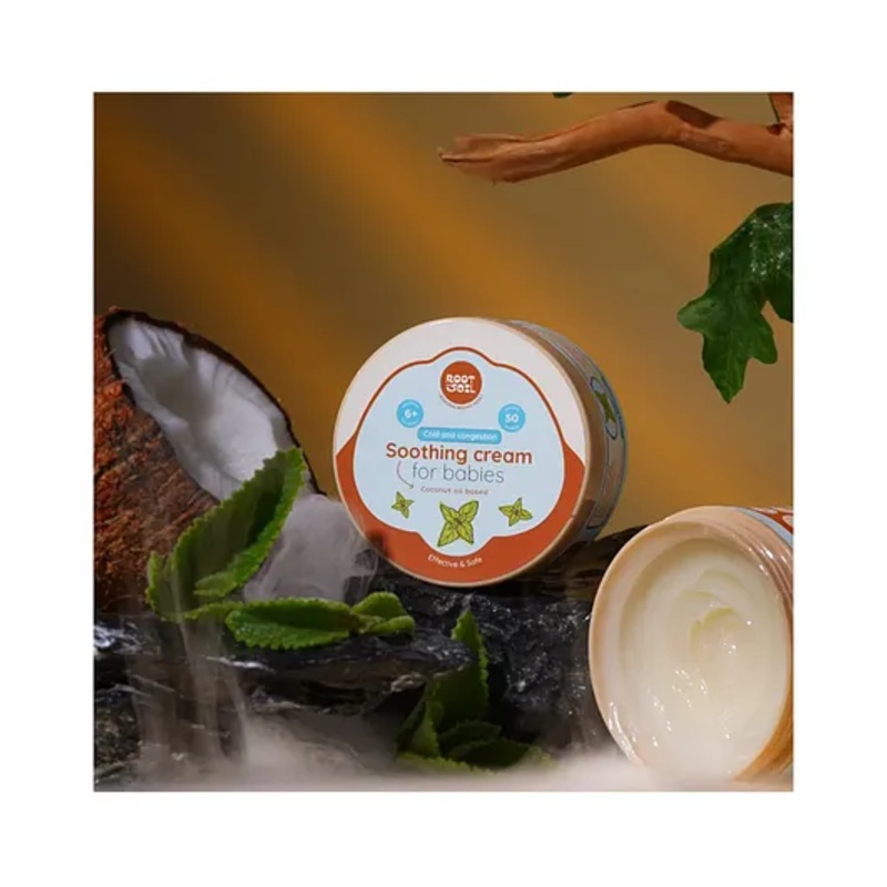 ROOT and SOIL Calm And Comforting Chest Rub For Babies | Cold And Congestion Support | 6+ m | 50 g