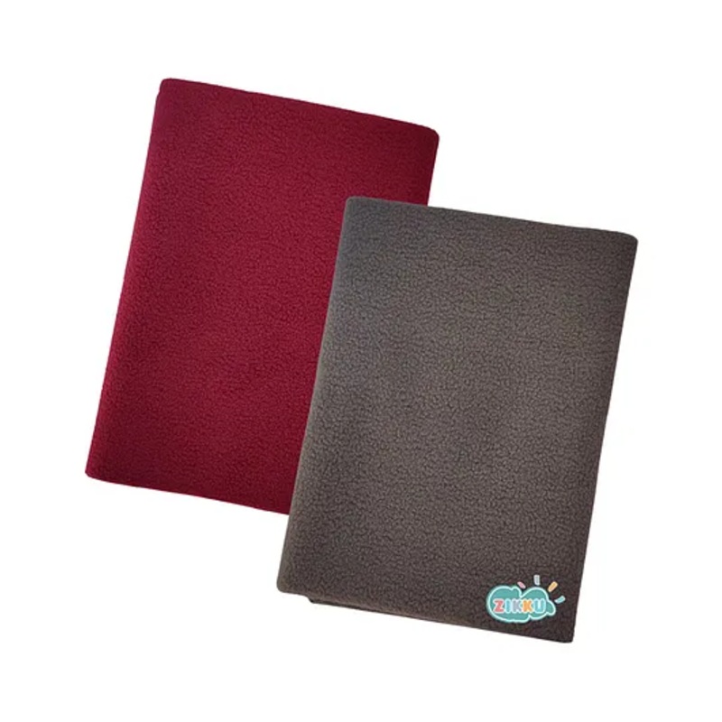 Zikku Dry Sheet Bed Protector Waterproof Mat Quick Absorbency Combo – Maroon & Grey