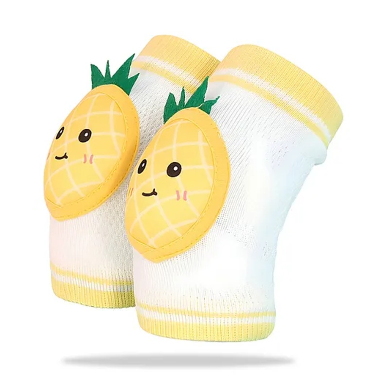 Bembika Baby Kneepad for Crawling – Cute Pineapple Yellow