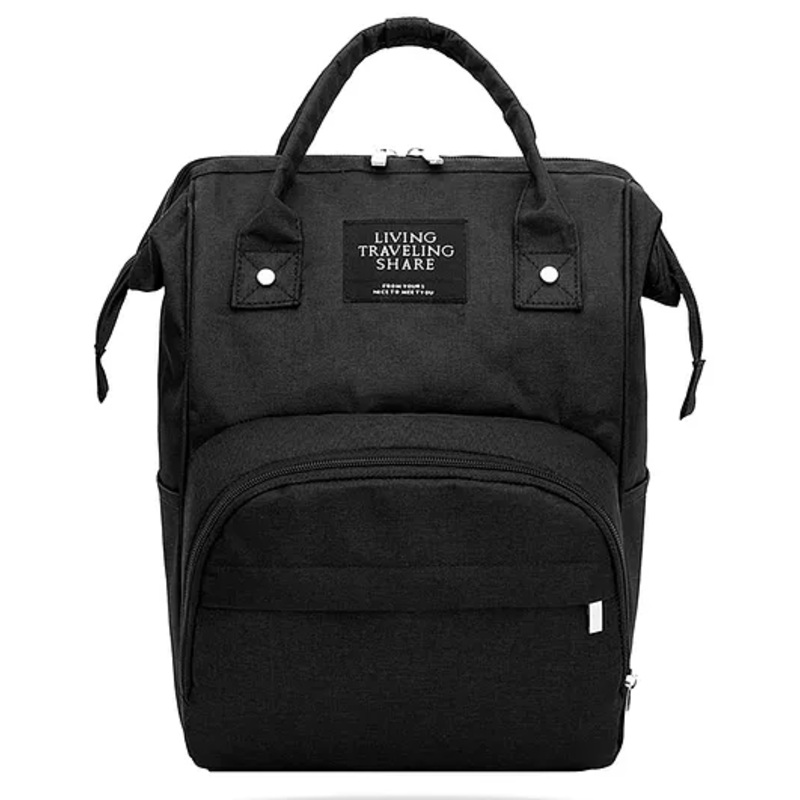 Bembika Diaper Bags For Mom And Dad Kids Diaper Bags For Travel Backpack- Textured Black