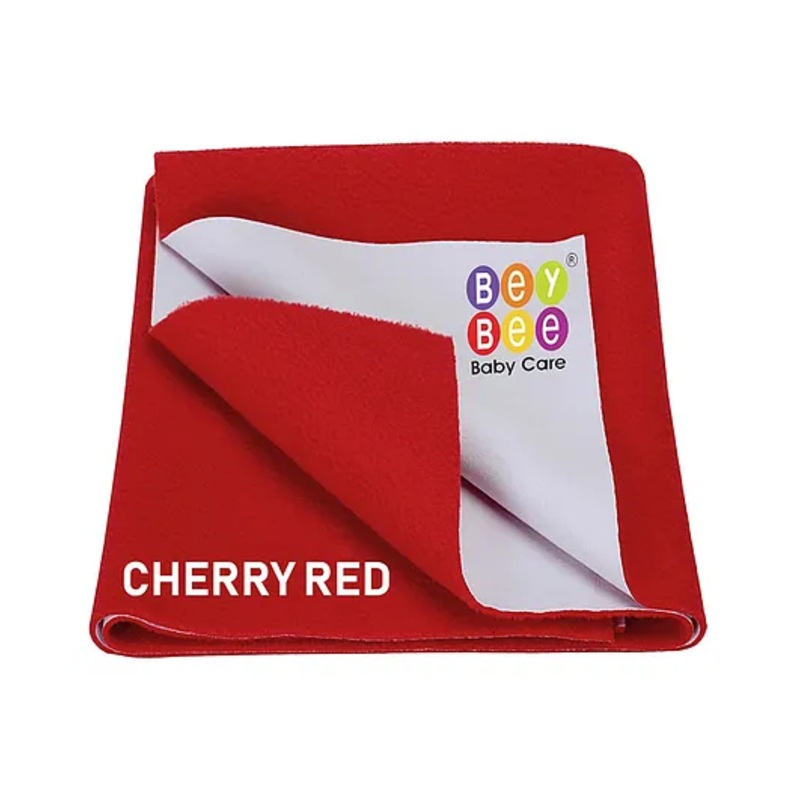 BeyBee Quick Dry Waterproof Reusable Bed Protector Small – Red