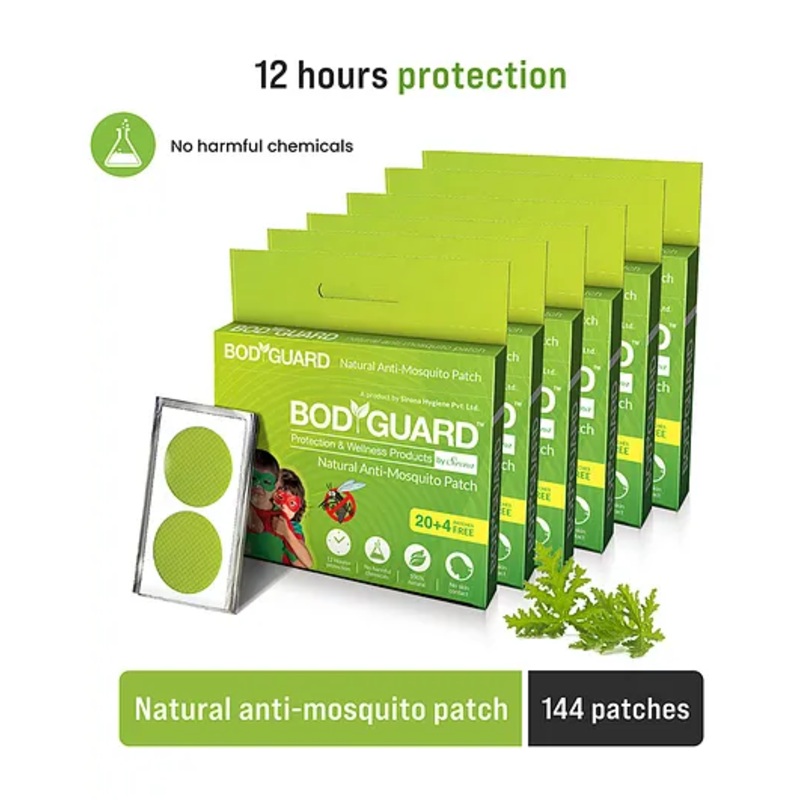 BodyGuard Natural Anti Mosquito Repellent Patches – 144 Patches
