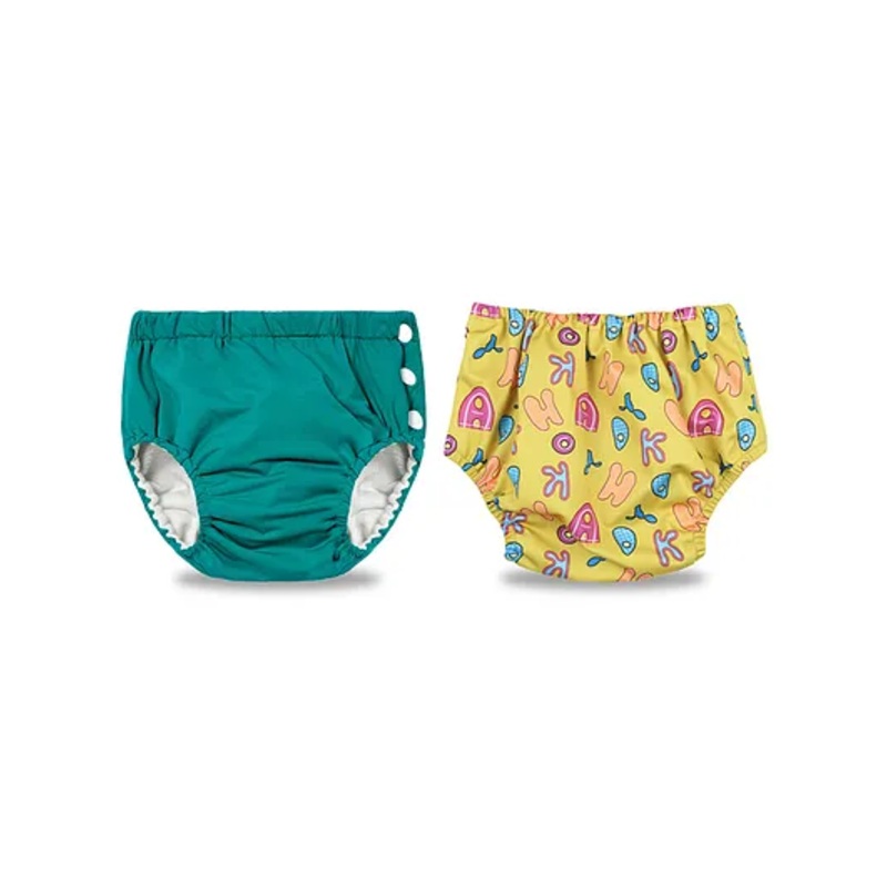 Chinmay Kids Reusable Swimwear Diapers Pack of 2 – Yellow & Green
