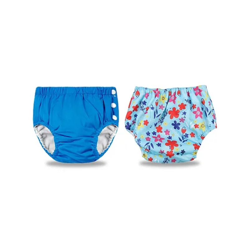 Chinmay Kids Swimming Pants Reusable Swimwear Diaper Pool Pants Pack of 2 – Blue