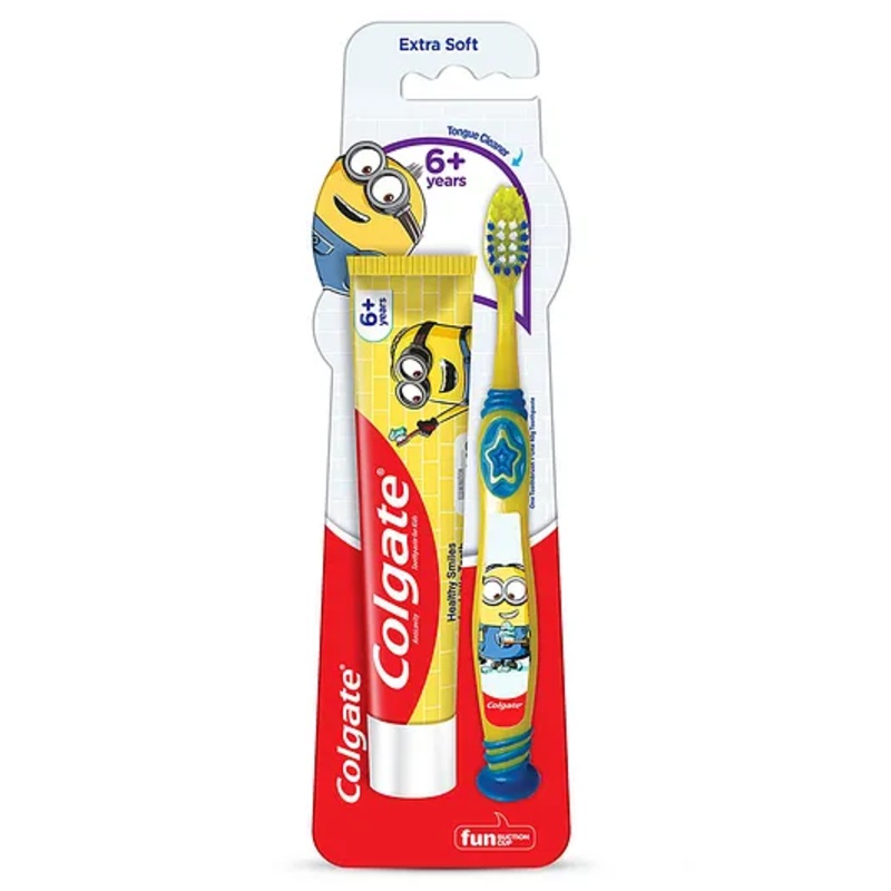 Colgate Kids Minion Extra Soft Toothbrush and Toothpaste – 40 g