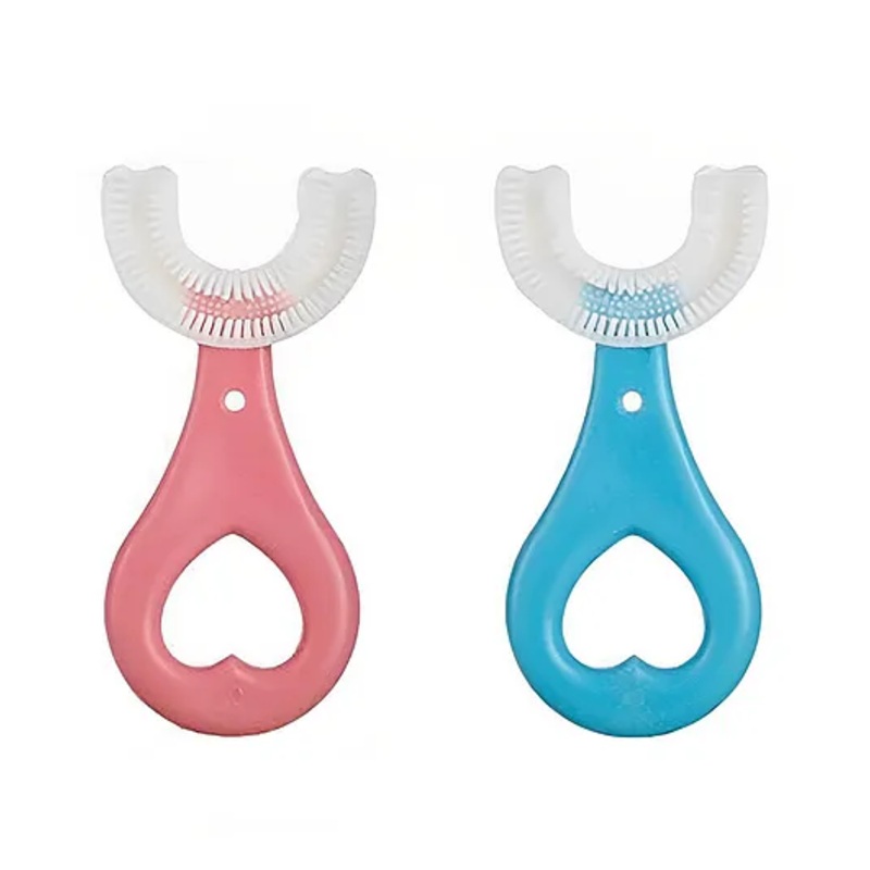 Ergonomic U Shaped Brush Head Pack of 2 – Multicolour