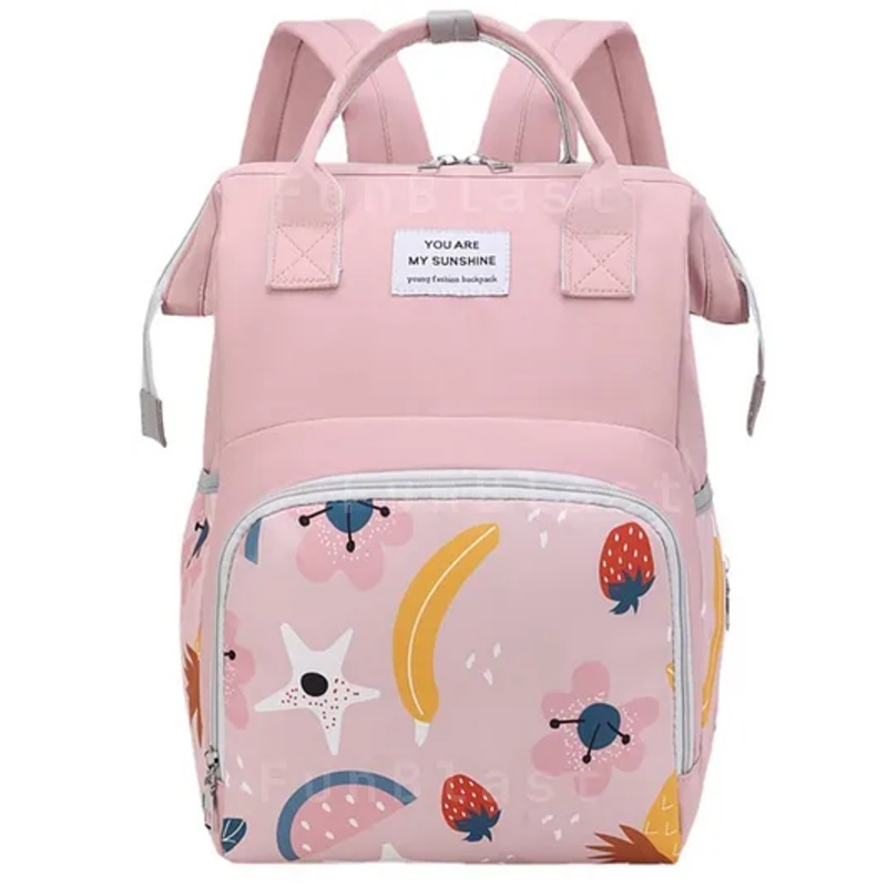 FunBlast Travel Mother Backpack with Multiple Pockets  Pink