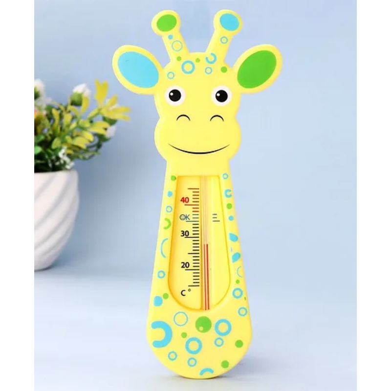 Giraffe Shape Bathwater Thermometer – Yellow