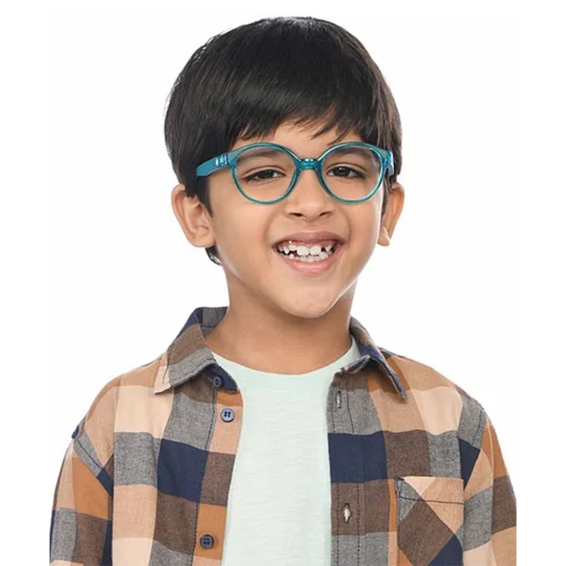 Hooper By Lenskart Flexi Hooper HP E15973S C1 Full Rim Round Glasses – Green