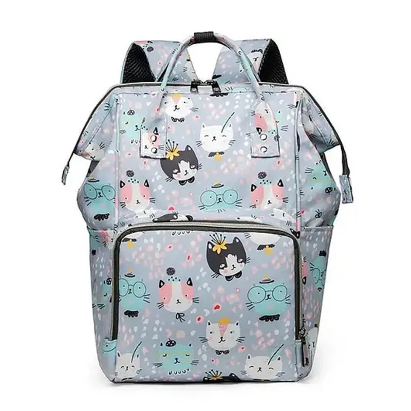 House of Quirk Maternity Backpack Large Capacity Convenient  – Grey