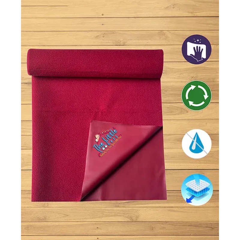The Little Lookers Baby Dry Sheet Medium – Maroon
