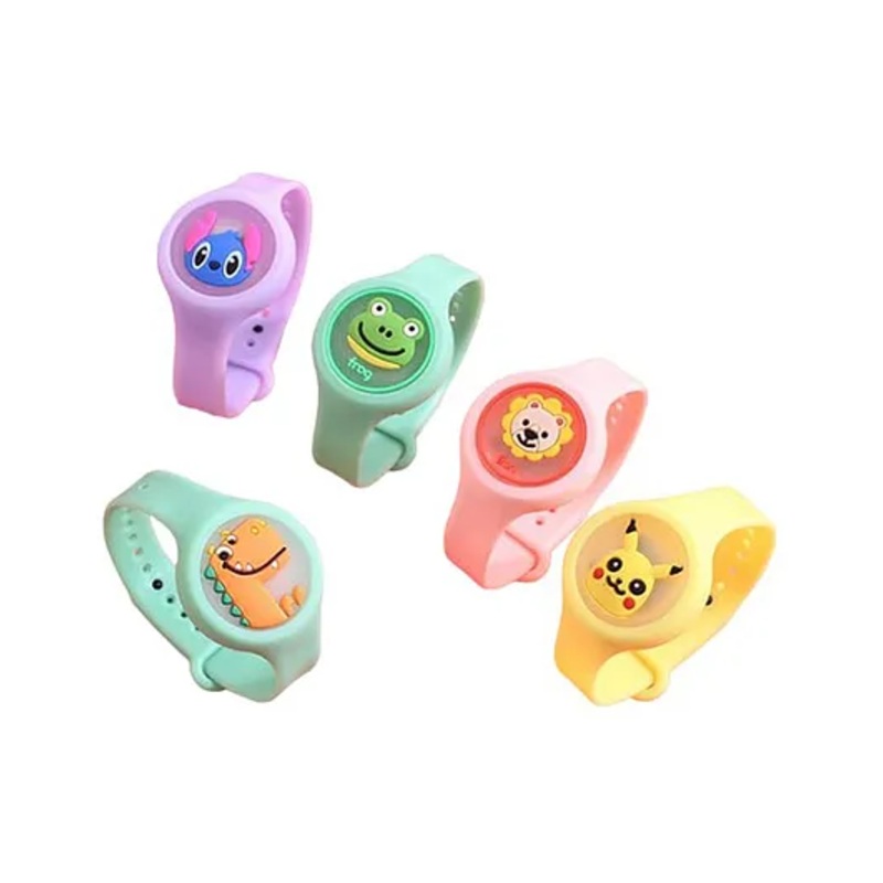 The Little Lookers Reusable Mosquito Repellent Band Pack of 5 – (Color & Print May Vary)