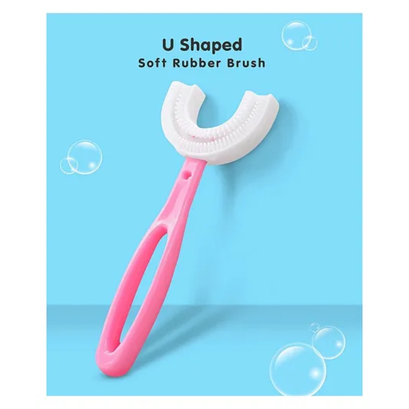 Baby Miniature U – Shape Toothbrush – pink