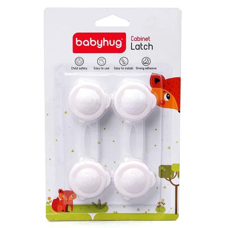 Babyhug Cabinet Latch Pack Of 2 – White