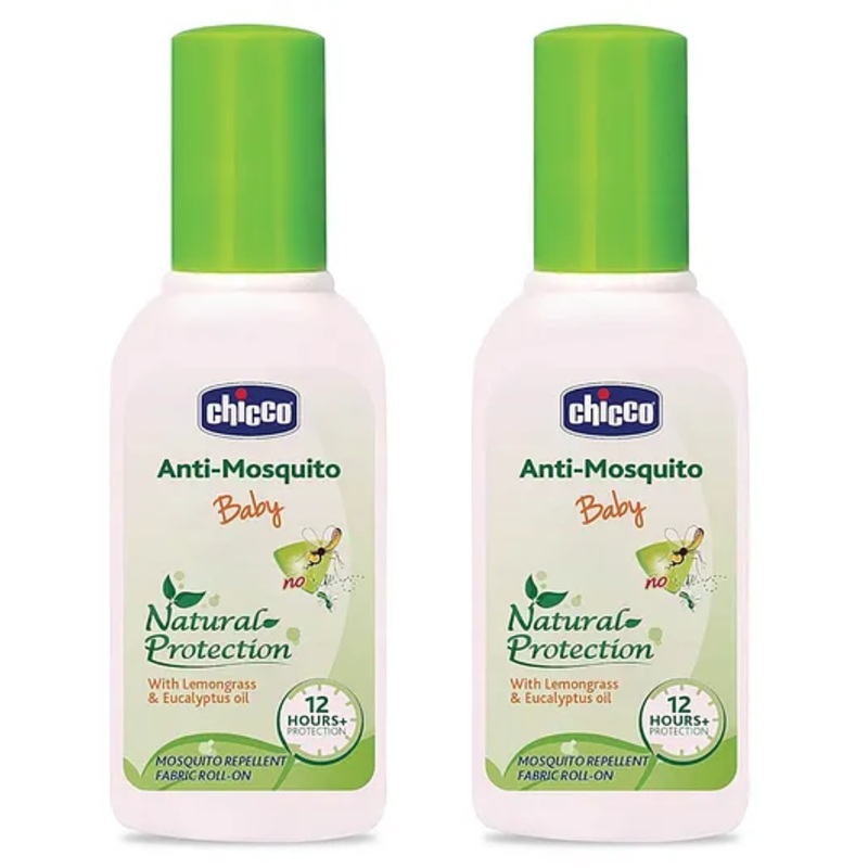 Chicco Anti-Mosquito Fabric Roll-On Pack of 2 – 8 ml Each