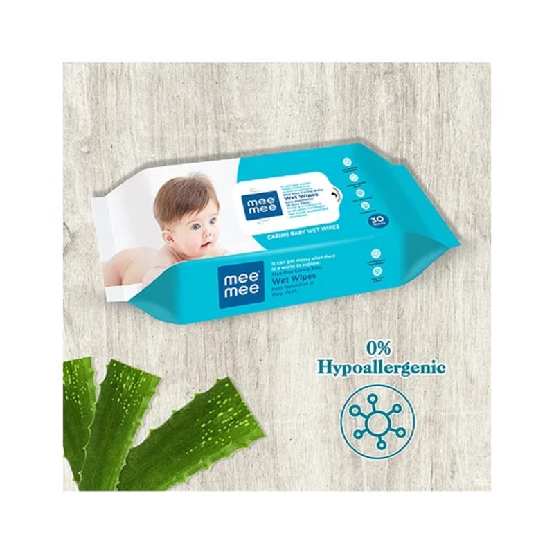 Mee Mee Caring Baby Wet Wipes – 24 Pieces